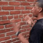 talking to wall meme template