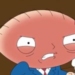 Stewie Griffin angry gif template meme template