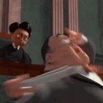 Bee Movie Lawyer Tantrum meme template