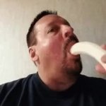 Man sucking suck banana meme template