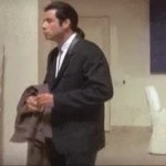 Confused John Travolta Pulp Fiction meme template