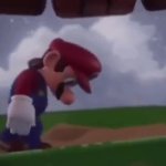 Sad Mario walk meme template