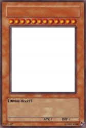 Yugioh card meme template