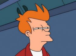 Not sure if- fry meme template