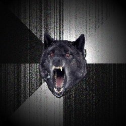 Insanity Wolf meme template