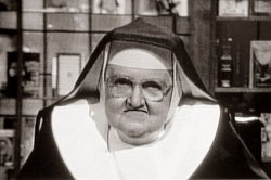 Frowning Nun meme template