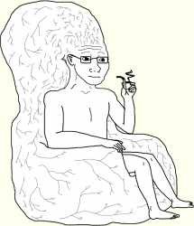 Big Brain Wojak meme template
