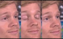 Blinking guy meme template