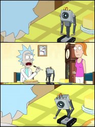 Rick and Morty Butter meme template