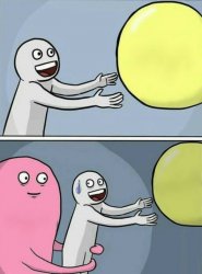 big yellow ball and... meme template