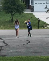 Trumpet Boy meme template
