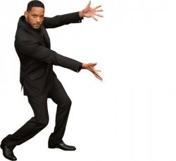 Tada Will smith meme template