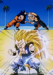 DBZ FUSION meme template