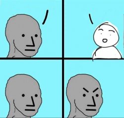 NPC Meme meme template