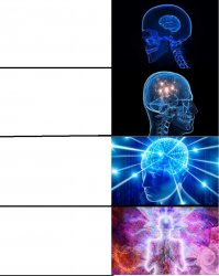 GALAXY BRAIN meme template