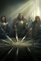 Knights of the Round Table meme template