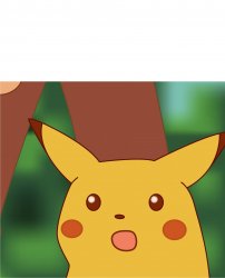 Surprised Pikachu (High Quality) meme template
