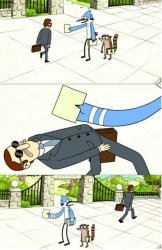 Regular Show meme template