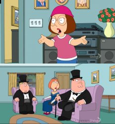 Meg Family Guy Better than me meme template