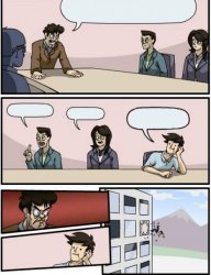 throw out of the window meme template