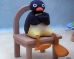 Angry pingu meme template