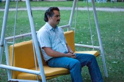Pablo escobar waiting alone meme template
