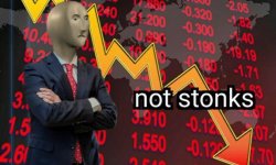 Not stonks meme template
