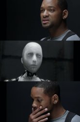 I Robot Will Smith meme template