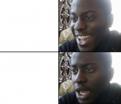 Happy / Shock meme template