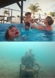 Swimming Pool Kids meme template