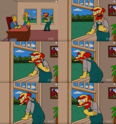 Groundskeeper Willie Natural Enemies meme template