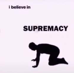 I believe in supremacy meme template