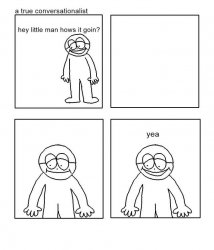 hey little man hows it goin meme template