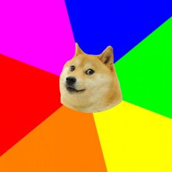 Advice Doge meme template