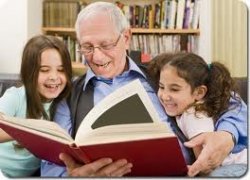 Storytelling Grandpa meme template