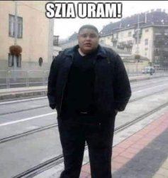 Szia uram (uncropped) meme template