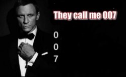 They call me 007 meme template