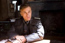 Hans Landa hiding enemies of the state meme template
