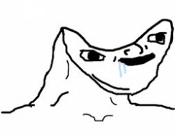 Drooling Brainless Idiot meme template