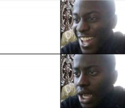 Good then bad meme template
