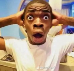 Shocked black guy meme template