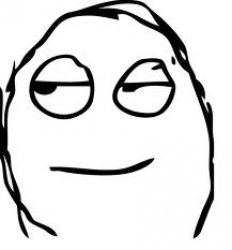 Smirk Rage Face meme template