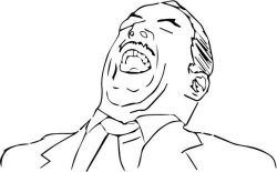 Aw Yeah Rage Face meme template