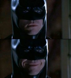 Batman Smiles meme template