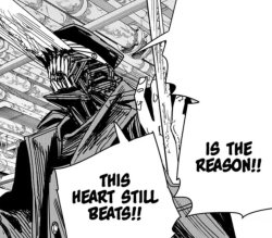 killing chainsaw man is the reason this heart still beats meme template