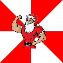 Jersey Santa meme template