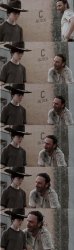 Rick and Carl Longer meme template
