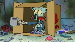 squidward poor meme template