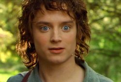 Surpised Frodo meme template