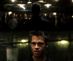 First rule of the Fight Club meme template
